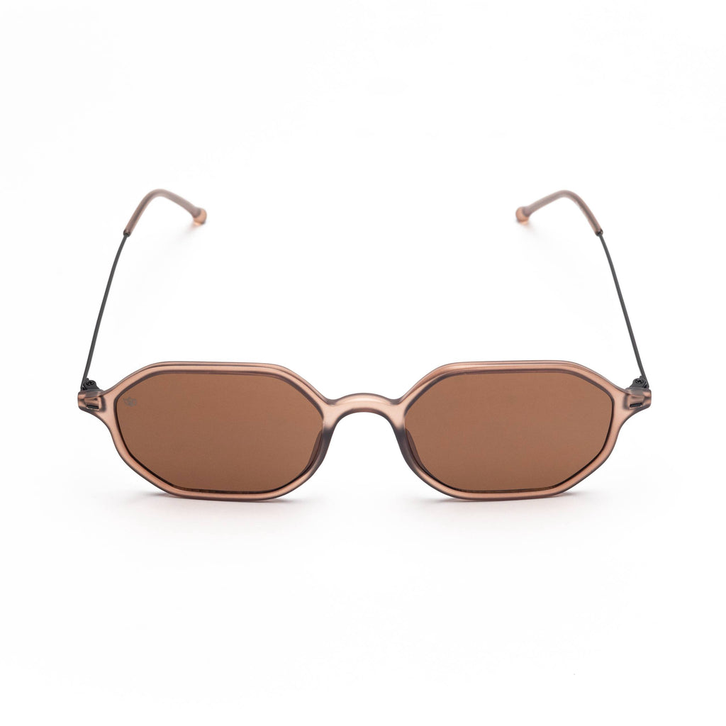 Lavnder Octagonal Brown