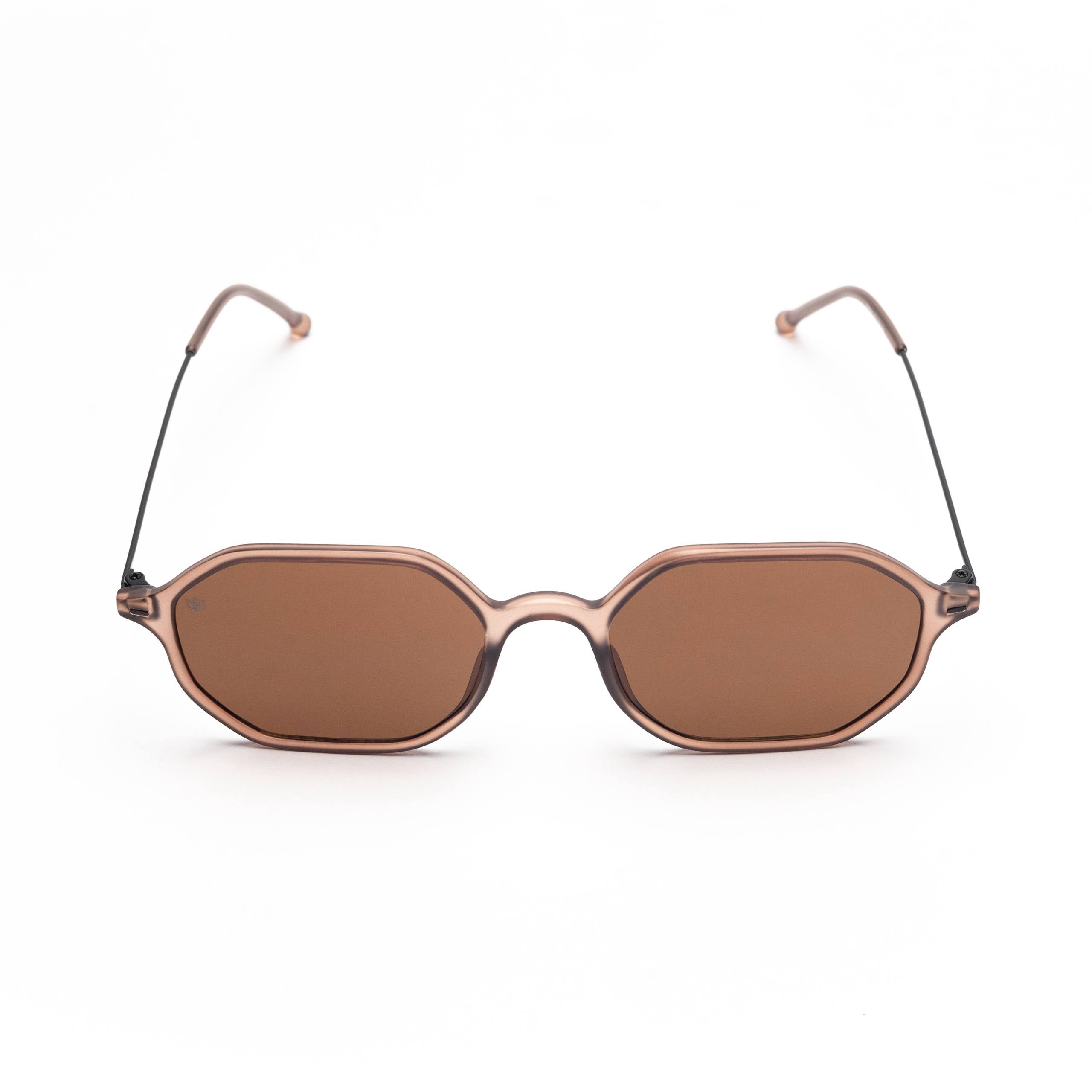 Lavnder Octagonal Brown