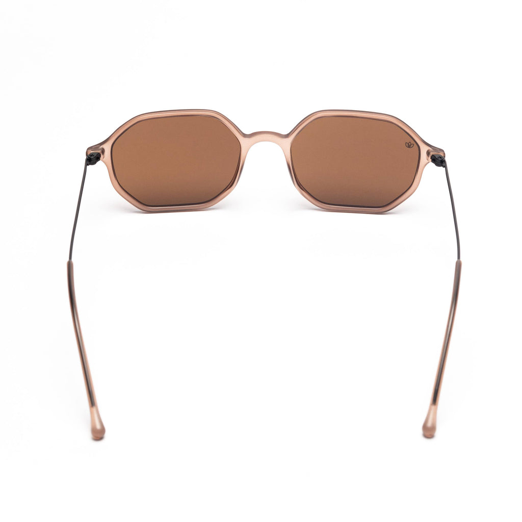 Lavnder Octagonal Brown