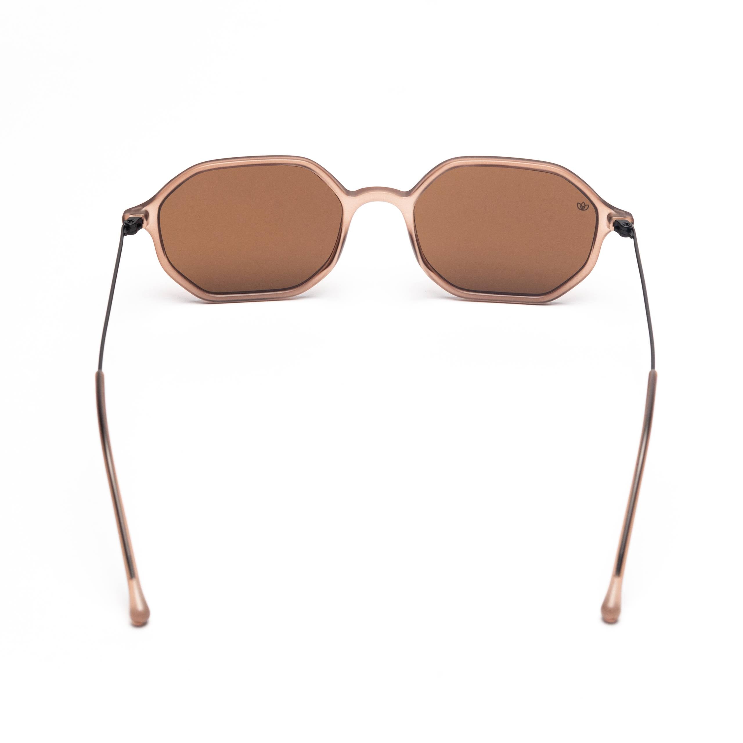 Lavnder Octagonal Brown