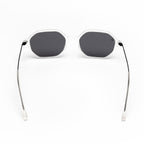 Lavnder Octagonal white matte