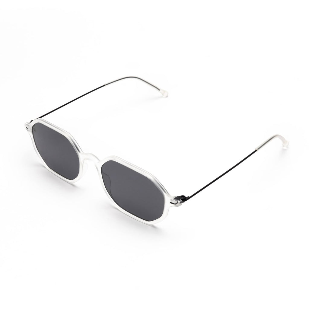 Lavnder Octagonal white matte