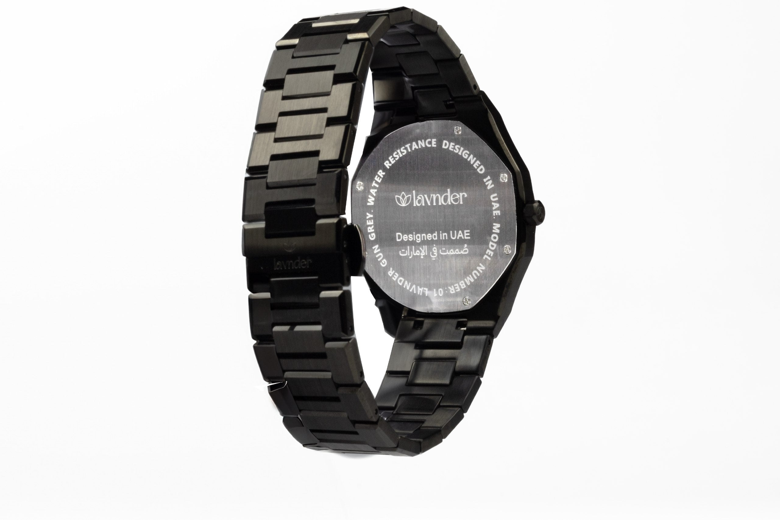Lavnder Shadow - Gunmetlic Watch