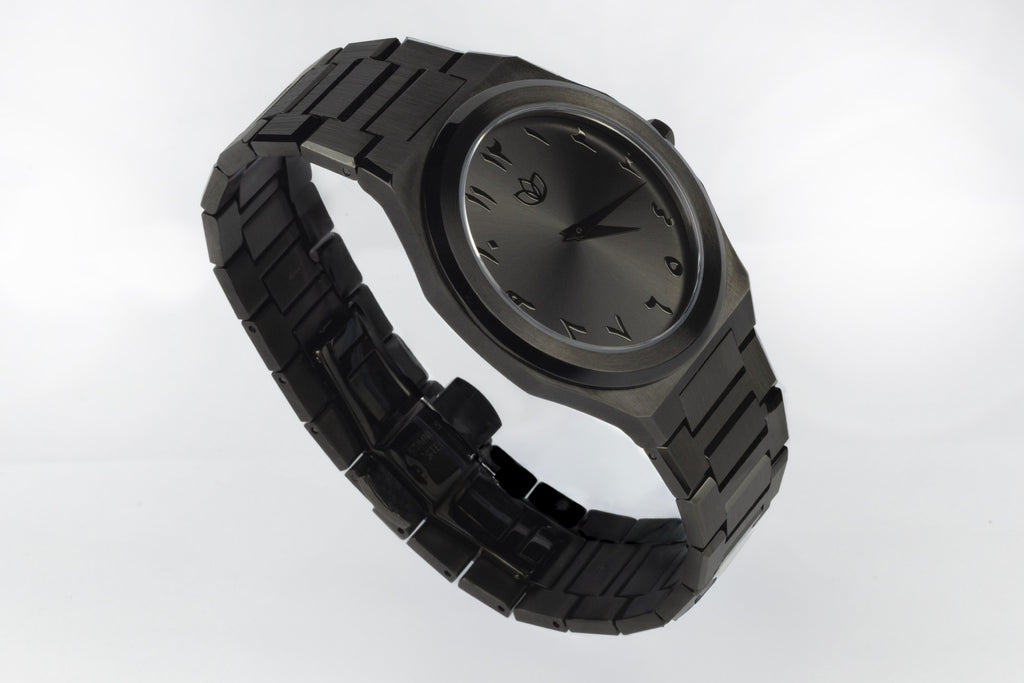 Lavnder Shadow - Gunmetlic Watch