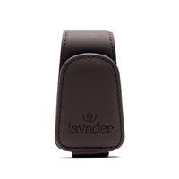 Lavnder Clip Sunglasses Holder - Coffee